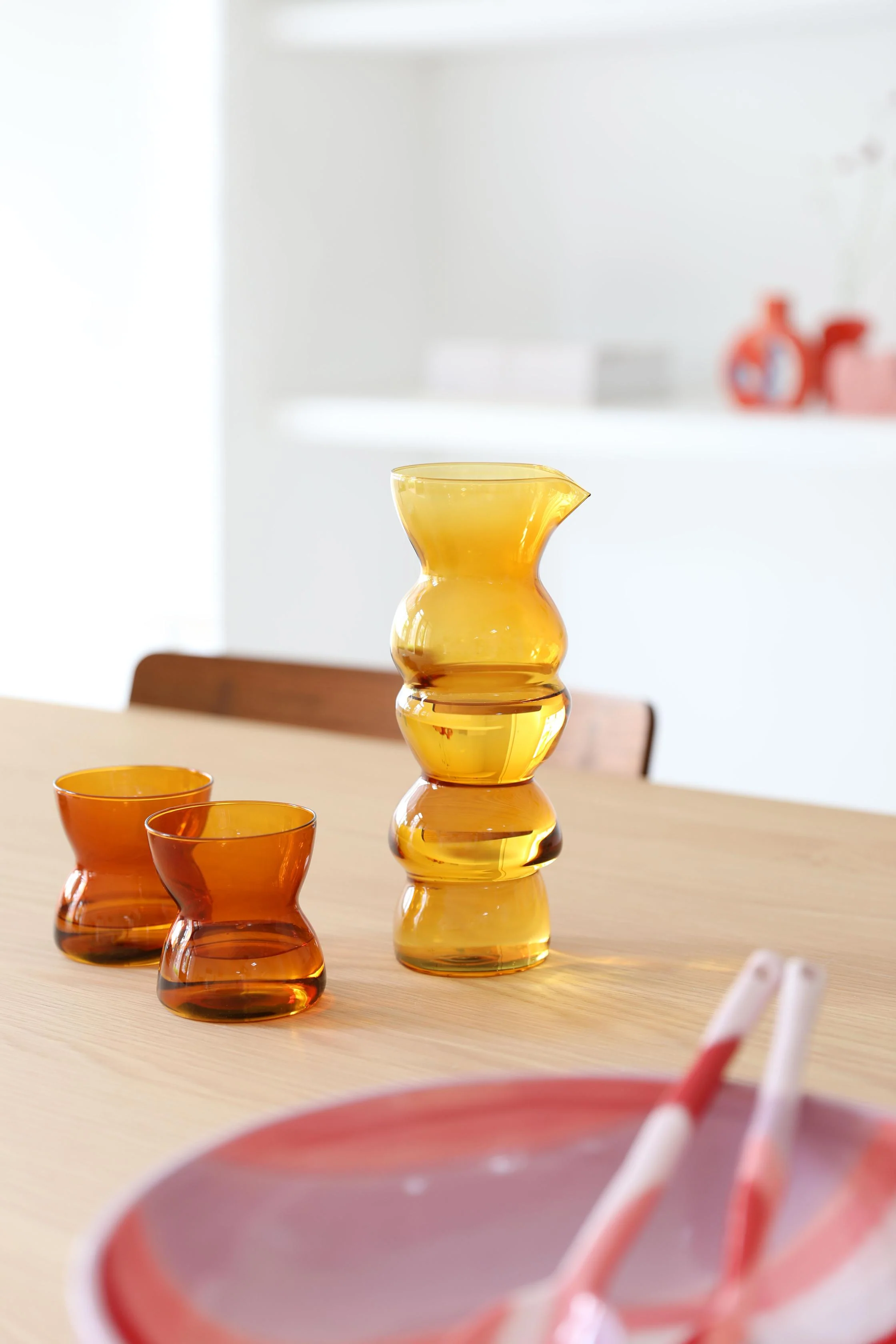 Zestaw szklanek TOTEM brązowy - Image 4