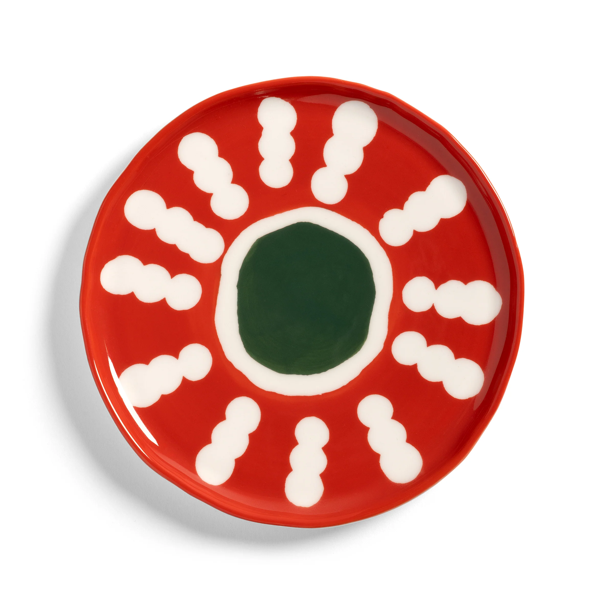 Zestaw talerzy deserowych FESTIVO kolorowa porcelana - Image 6