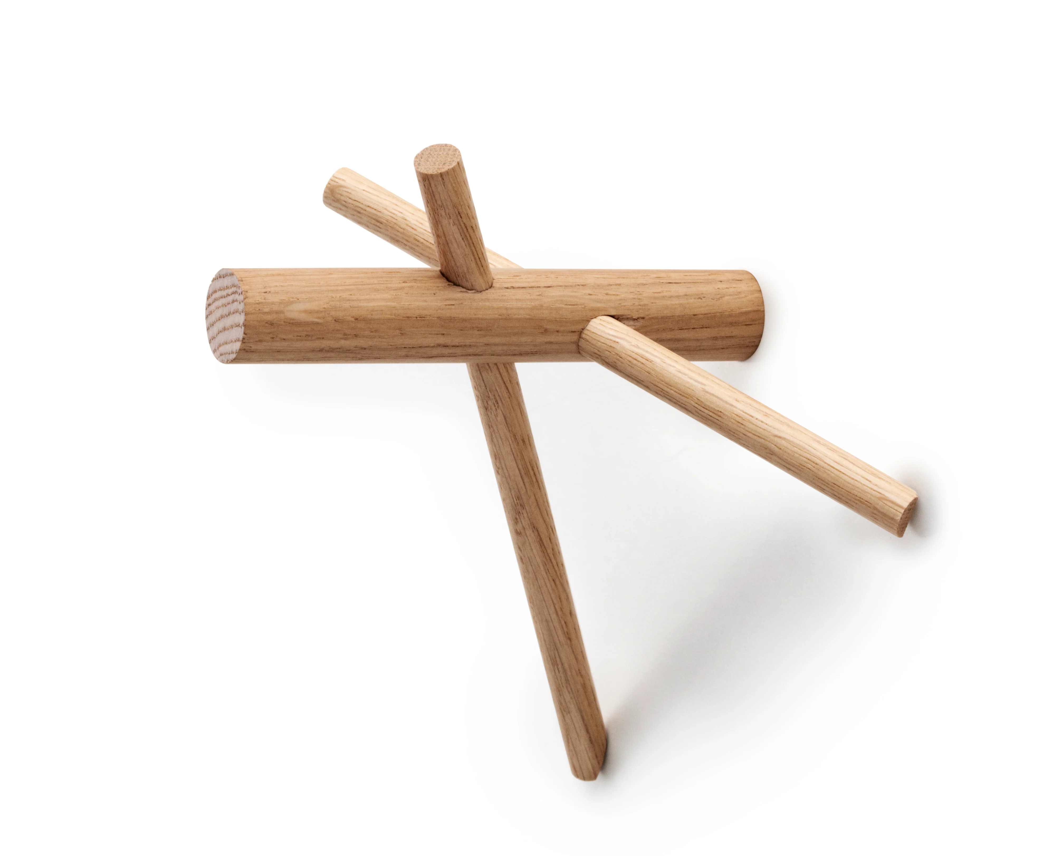 Zestaw wieszaków STICKS drewno dębowe - Image 4