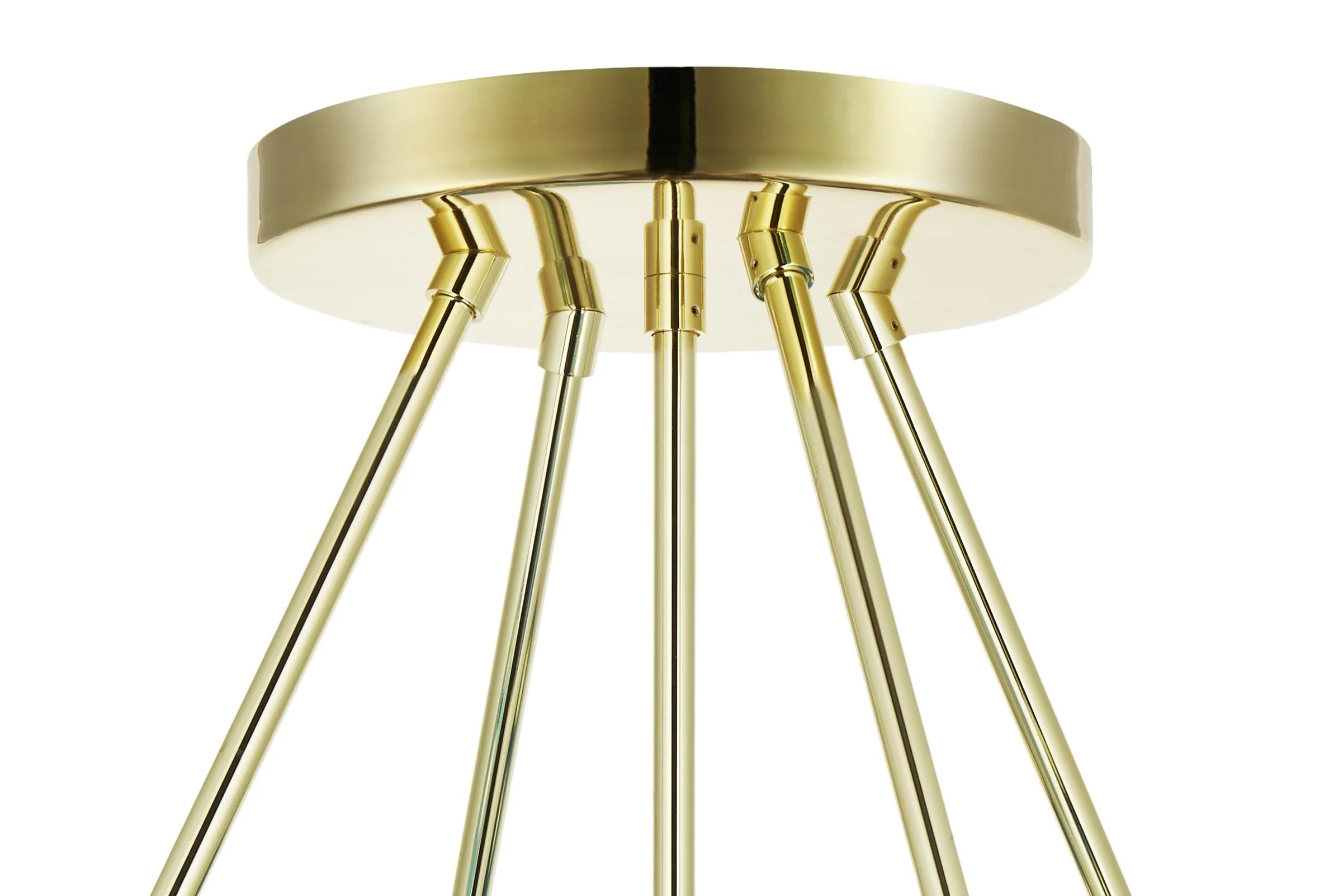 Lampa wisząca BALLROOM MOLECULE biały ze złotym wykończeniem - Image 3